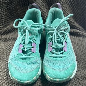 Nike Athletic Shoes in Teal and Purple